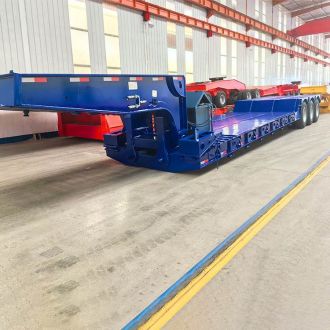 3 Axle Lowboy Truck Trailer