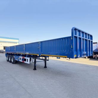 3 Axle Drop Side Semi Trailer