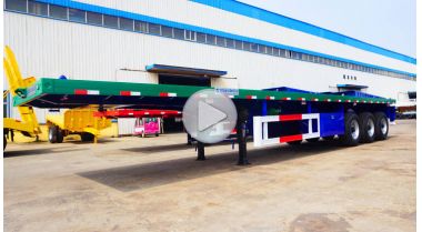 3 Axle 40 Foot Flatbed Trailer